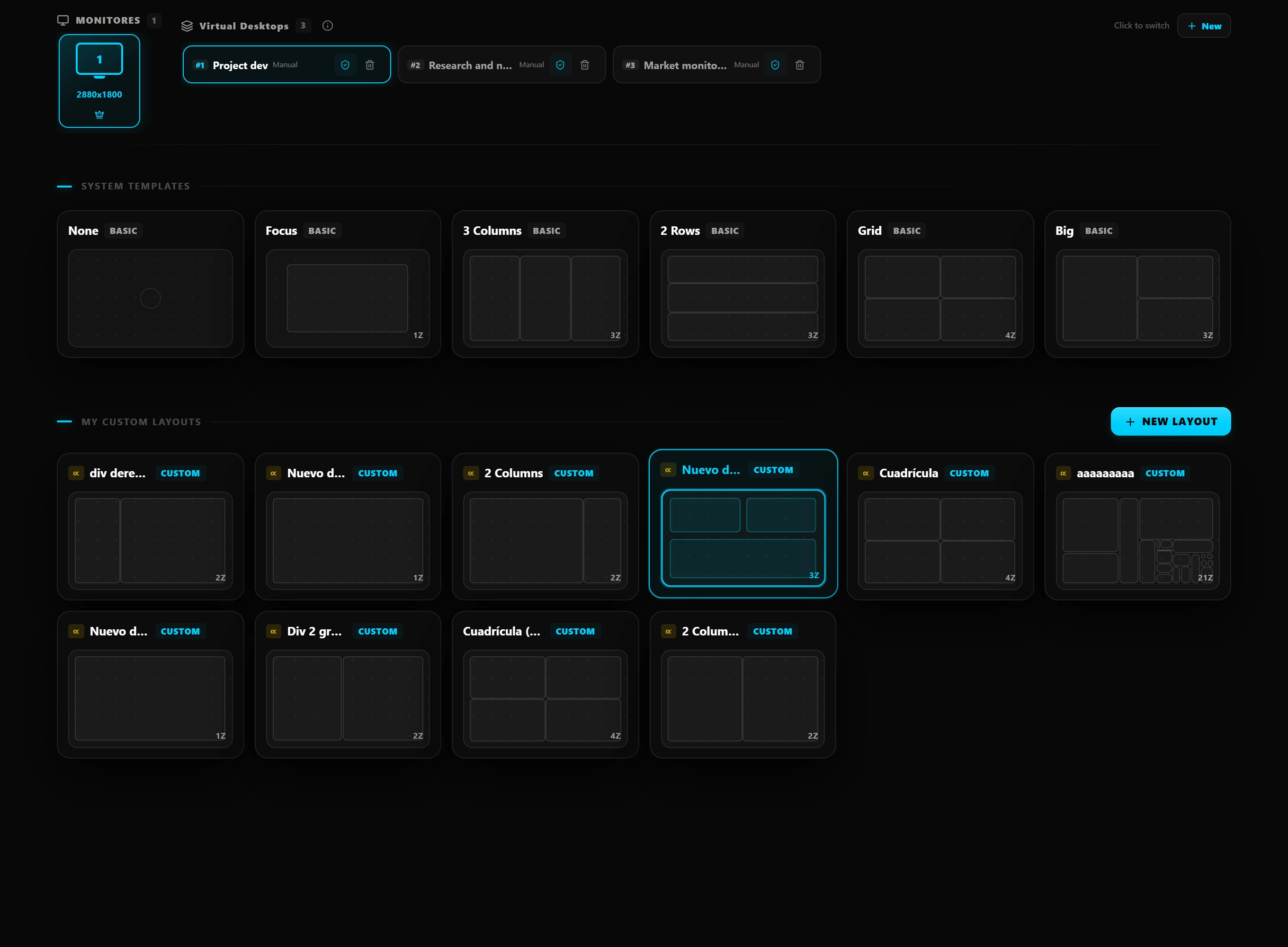 Layouts made for you